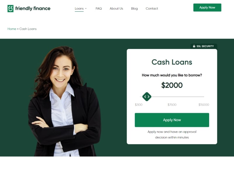 friendly finance quick loans